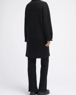 Women Barrie Denim cashmere and cotton long jacket