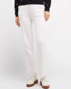 Women Barrie Denim cashmere and cotton boyfriend trousers