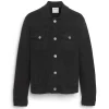 Barrie Denim fitted cashmere and cotton jacket