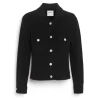 Women Barrie Denim fitted cashmere and cotton jacket