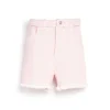 Women Barrie Denim fringed cashmere and cotton shorts