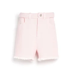 Women Barrie Denim fringed cashmere and cotton shorts
