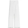 Women Barrie Denim fringed cashmere and cotton trousers