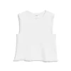 Women Barrie Denim fringed cashmere and cotton top