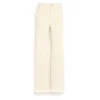 Women Barrie Denim fringed cashmere and cotton trousers