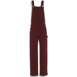 Women Barrie Denim overalls in cashmere and cotton