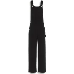 Women Barrie Denim overalls in cashmere and cotton