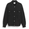 Barrie Denim oversized cashmere and cotton jacket