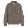 Barrie Denim oversized cashmere and cotton jacket