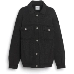 Women Barrie Denim oversized cashmere and cotton jacket