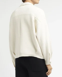 Barrie Denim oversized cashmere and cotton jacket