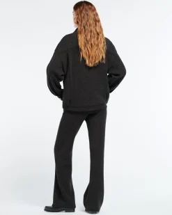 Women Barrie Denim oversized cashmere and cotton jacket