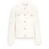Women Barrie Denim regular cashmere and cotton jacket