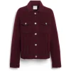 Women Barrie Denim regular cashmere and cotton jacket