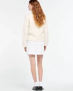 Women Barrie Denim regular cashmere and cotton jacket