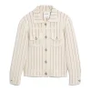 Women Barrie Denim Uniform cashmere and cotton jacket
