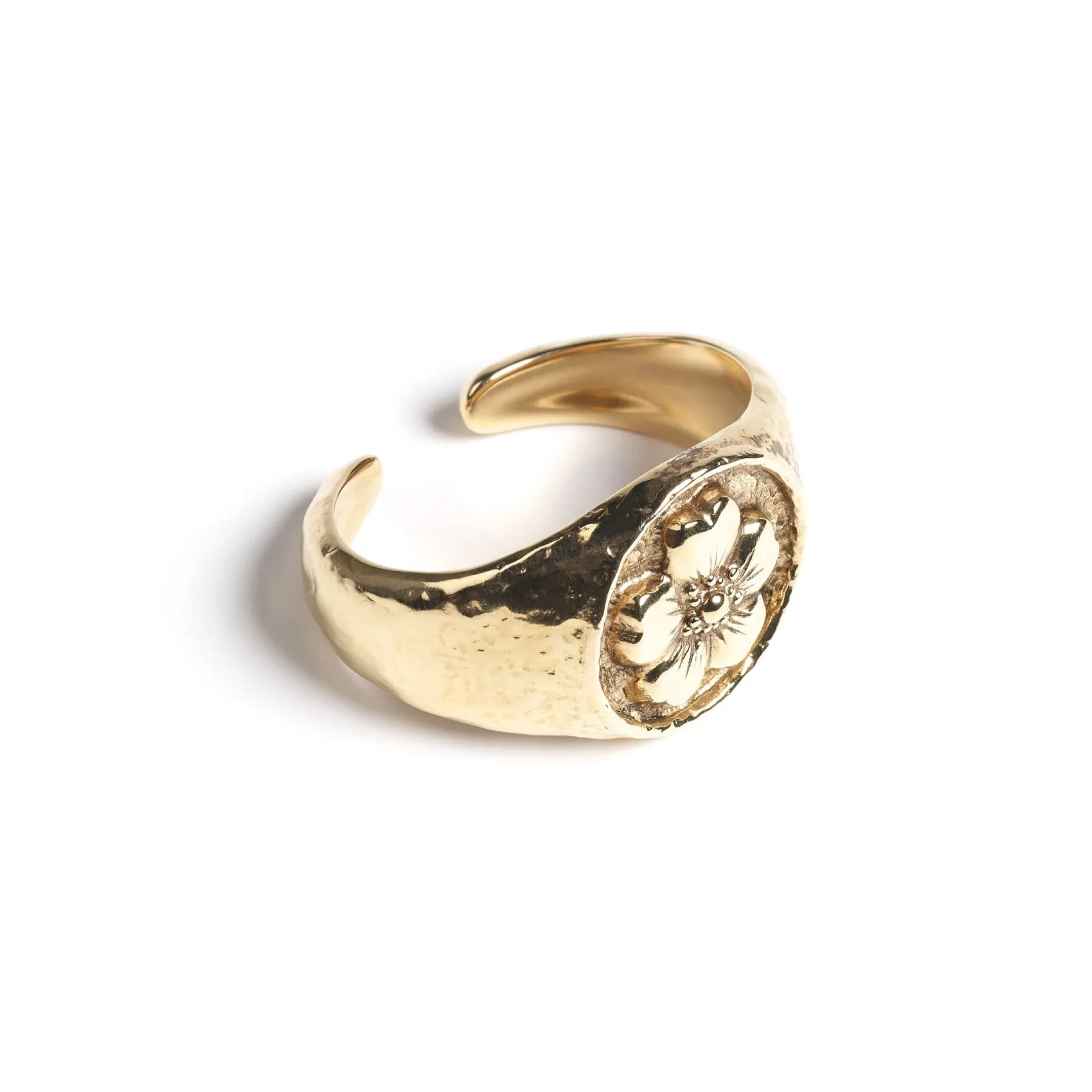 Women Barrie Floral motif scarf ring