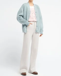Women Barrie Heavy oversized cashmere and wool cardigan