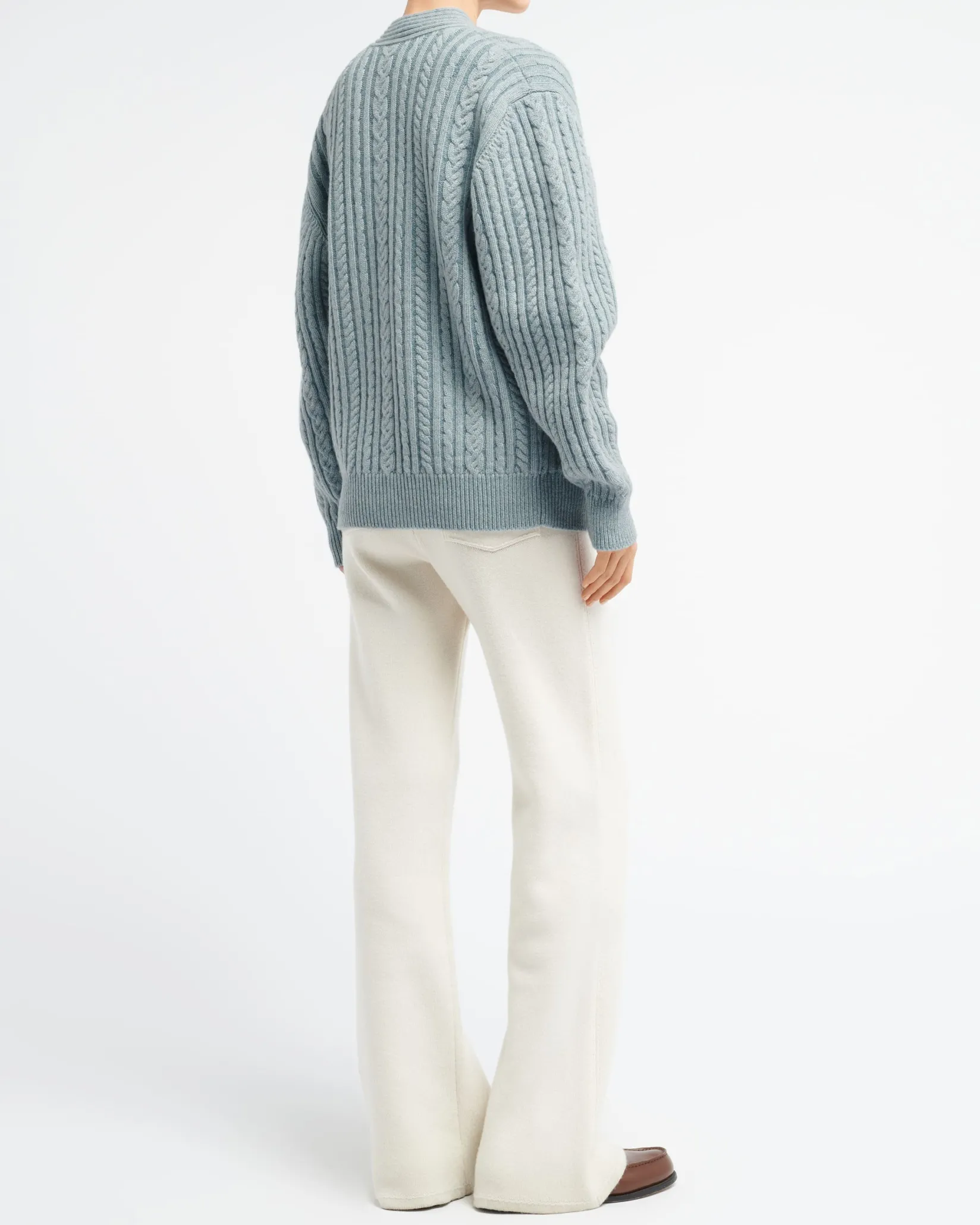 Women Barrie Heavy oversized cashmere and wool cardigan