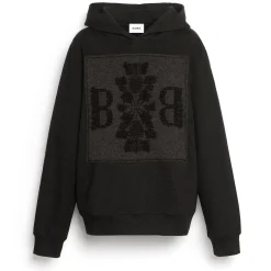 Women Barrie Hoodie with logo cashmere patch