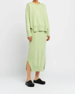 Women Barrie Iconic cashmere skirt