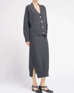 Women Barrie Iconic cashmere skirt
