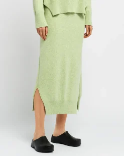 Women Barrie Iconic cashmere skirt