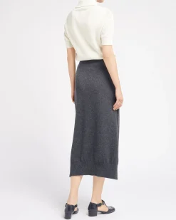 Women Barrie Iconic cashmere skirt