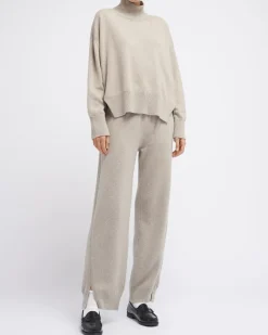 Women Barrie Iconic cashmere trousers