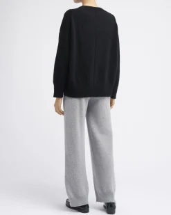 Women Barrie Iconic cashmere trousers