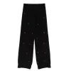Women Barrie Iconic embroidered trousers in cashmere