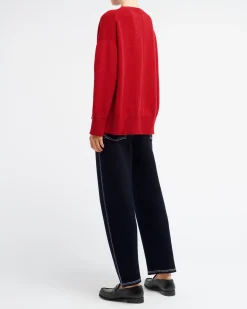Women Barrie Iconic oversized cashmere jumper