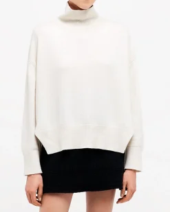 Women Barrie Iconic oversized roll-neck cashmere jumper