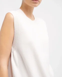 Women Barrie Iconic sleeveless cashmere jumper