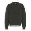 Women Barrie Jumper in chunky cashmere with gold buttons