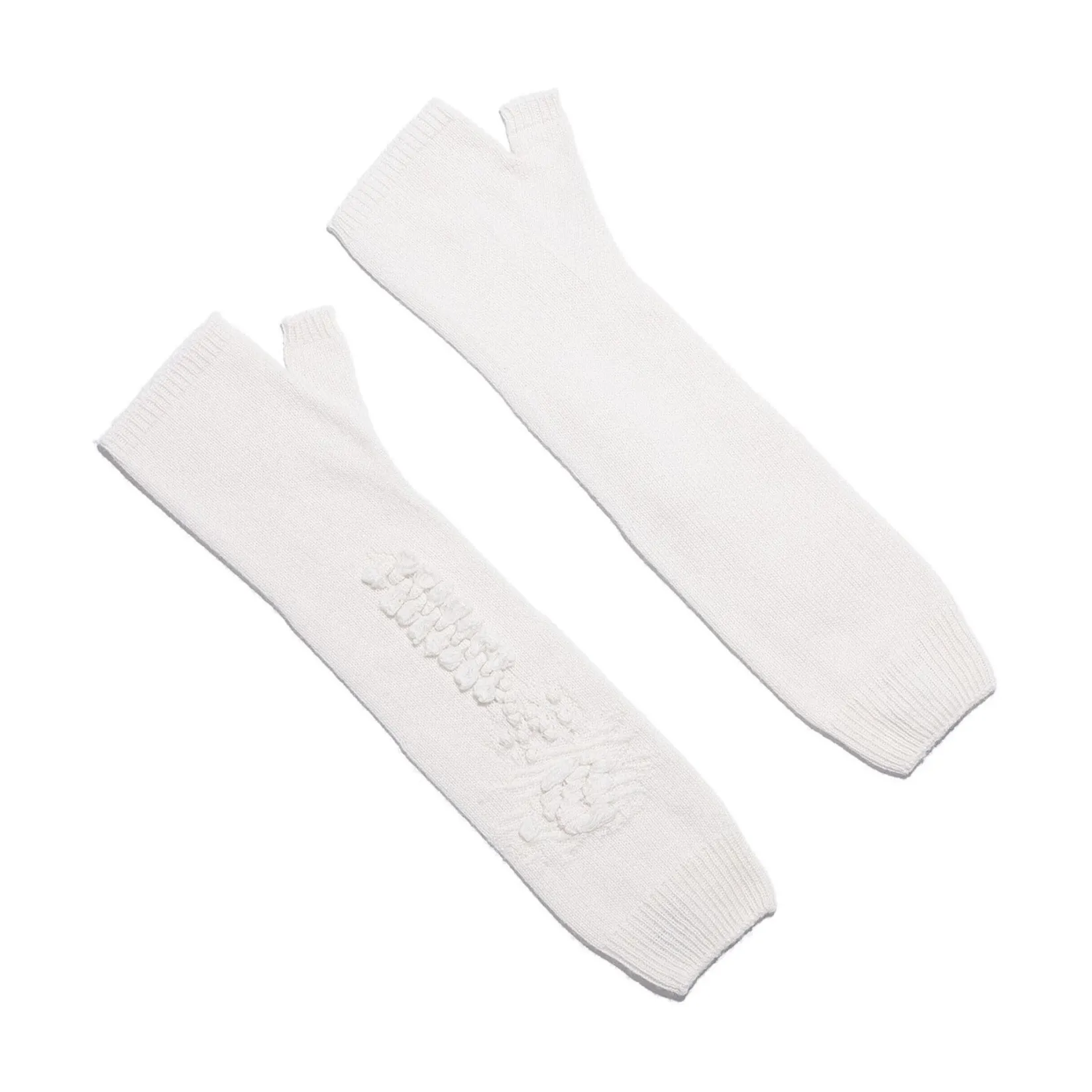 Women Barrie Long cashmere fingerless gloves