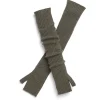 Women Barrie Long cashmere fingerless gloves