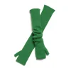 Women Barrie Long cashmere fingerless gloves