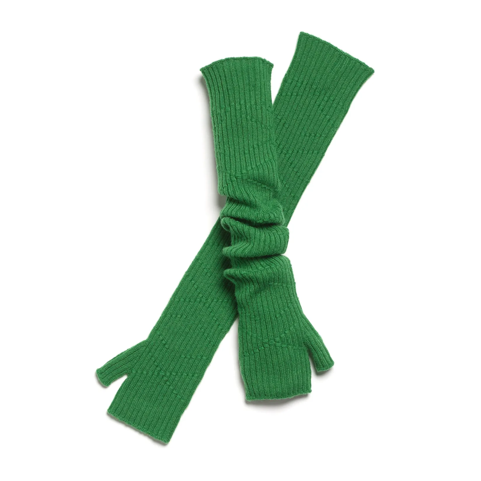 Women Barrie Long cashmere fingerless gloves