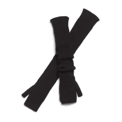 Women Barrie Long cashmere fingerless gloves