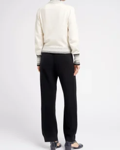 Women Barrie Mottled cashmere zip-up cardigan