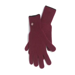 Women Barrie Ribbed cashmere gloves