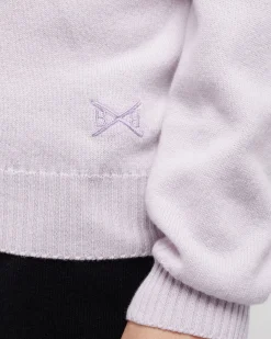 Barrie Round neck cashmere B Label jumper