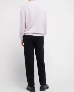 Barrie Round neck cashmere B Label jumper