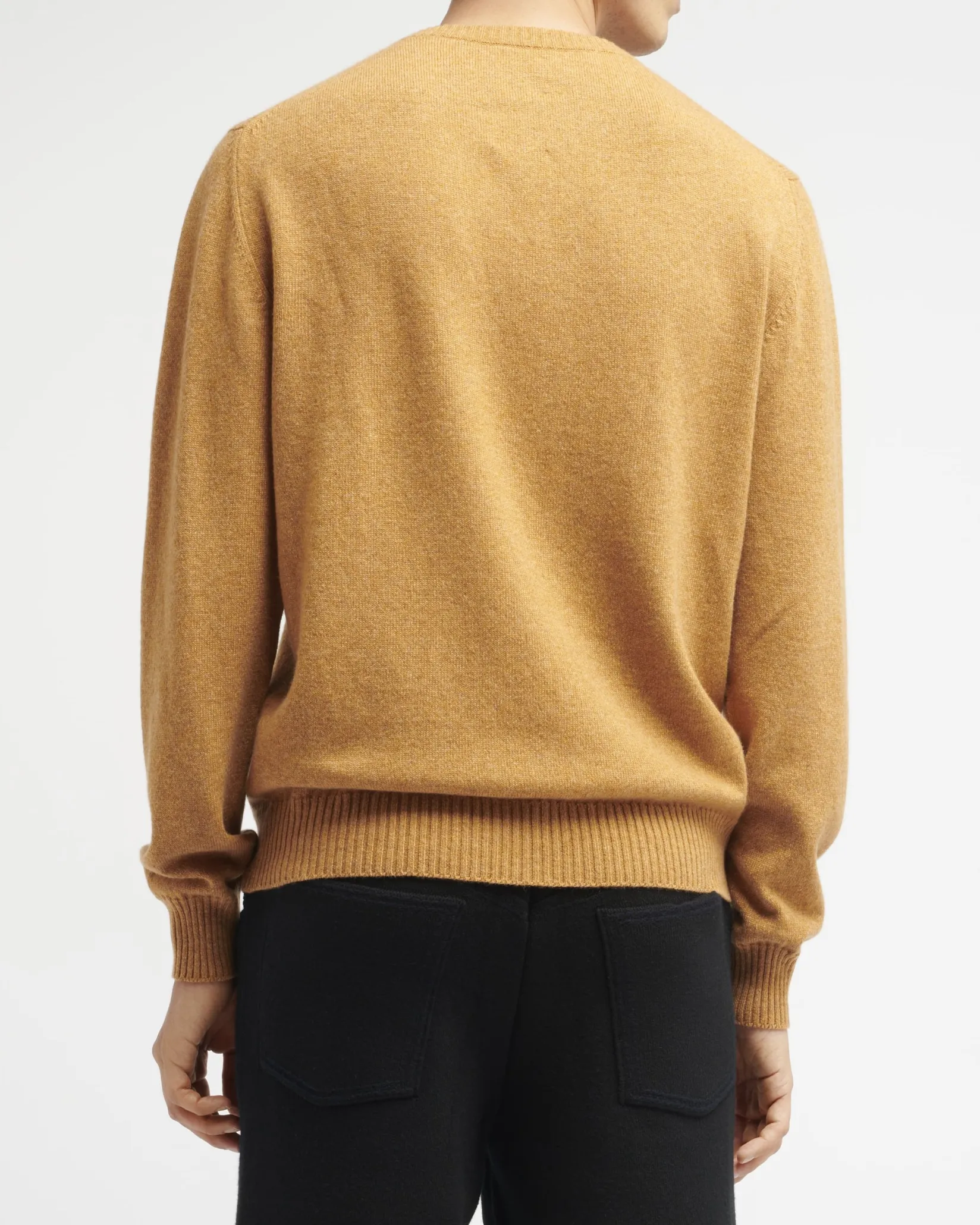 Barrie Round neck cashmere B Label jumper