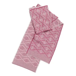 Women Barrie Scarf in cashmere with a monogram motif