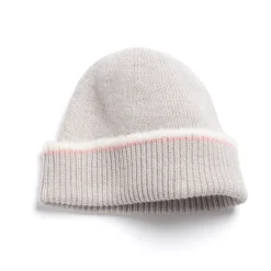 Women Barrie Shearling-effect cashmere beanie