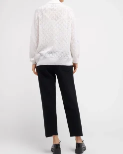 Women Barrie Shirt in cashmere lace