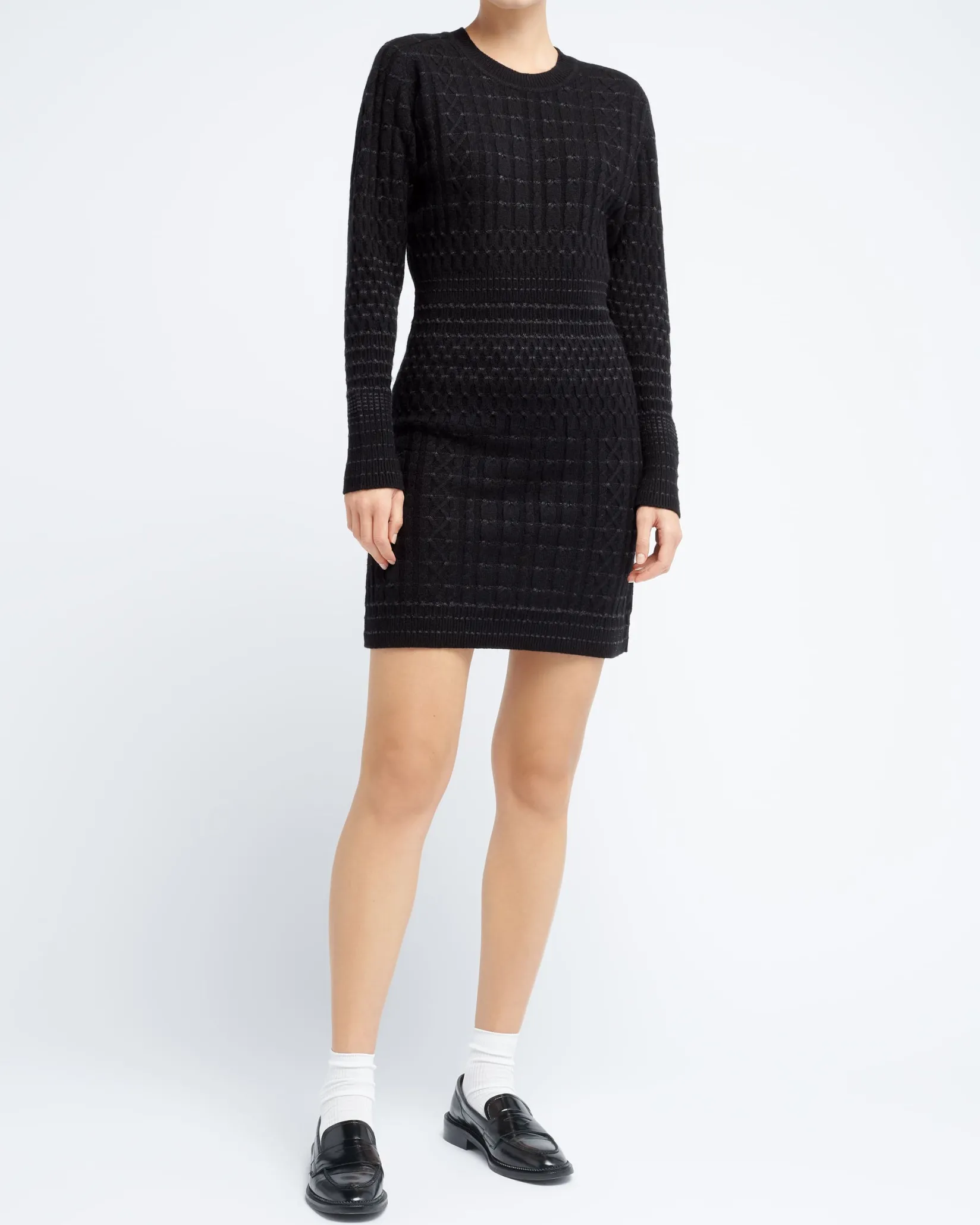 Women Barrie Short cashmere dress