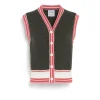 Women Barrie Sleeveless cashmere cardigan